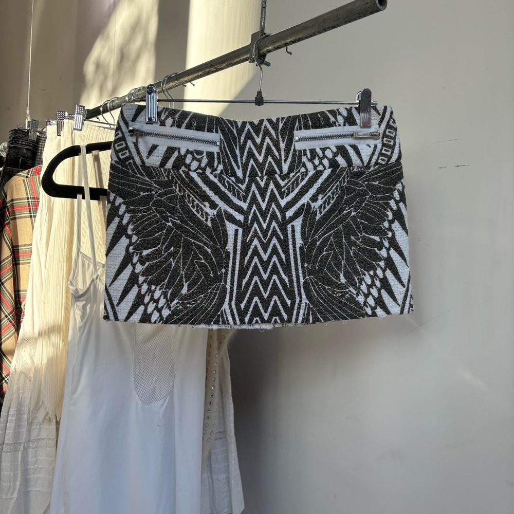 Just Cavalli Black and White Mini Skirt - Picture 5 of 8